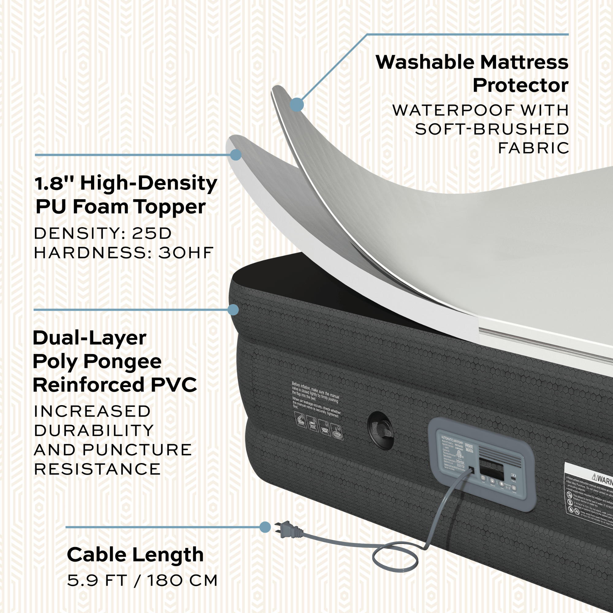 Foam-Top Air Mattress